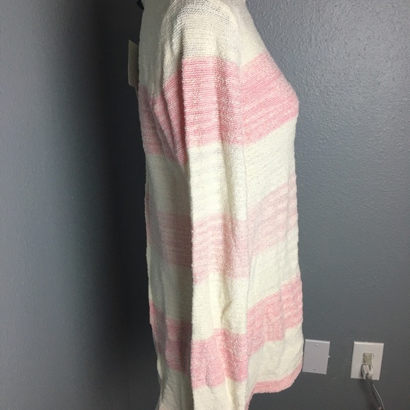 Calvin Klein Pink & White Sweater - Picture 3 of 5